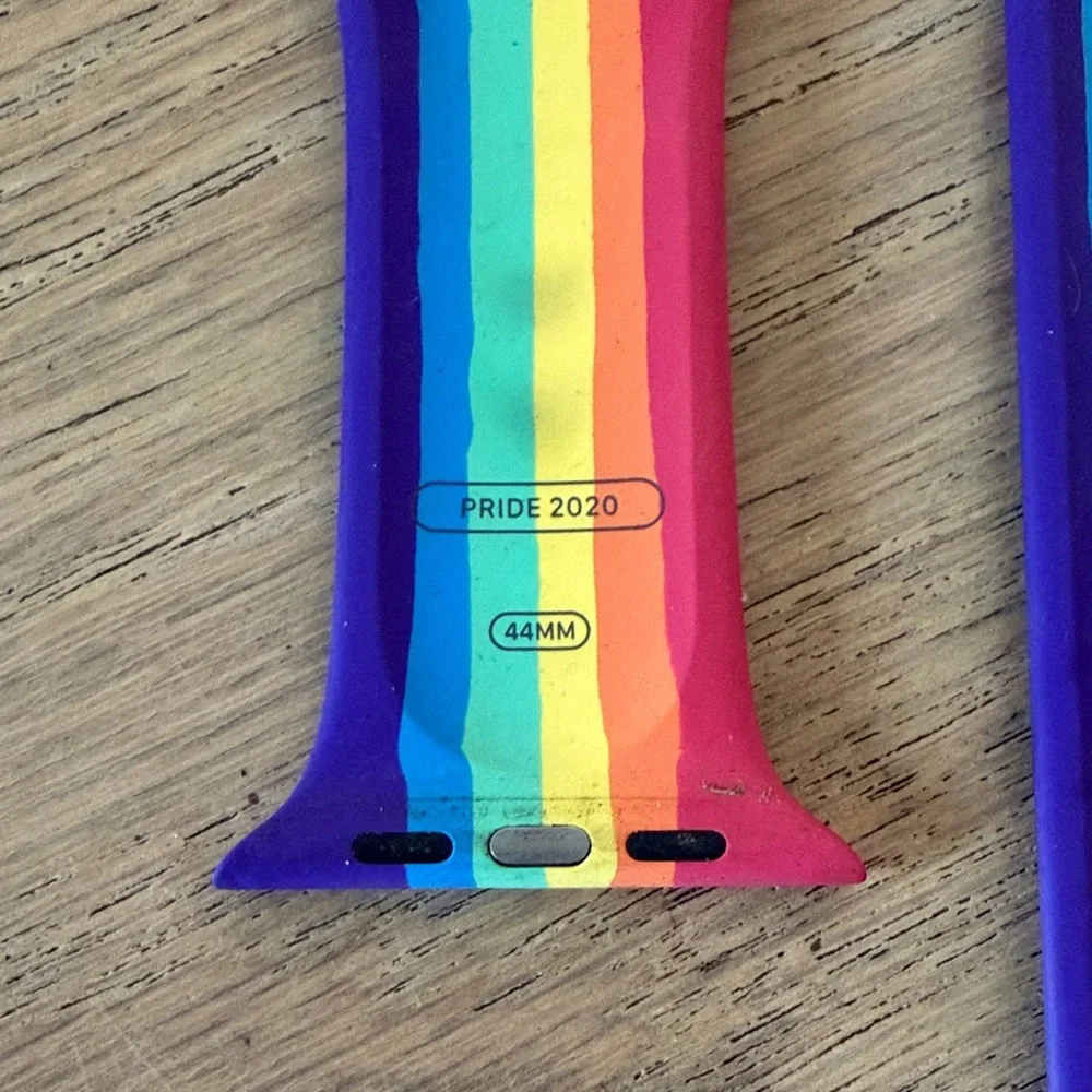 Apple Rainbow Stripe Watch Band